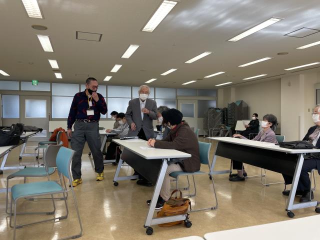 始まる前で雑談を